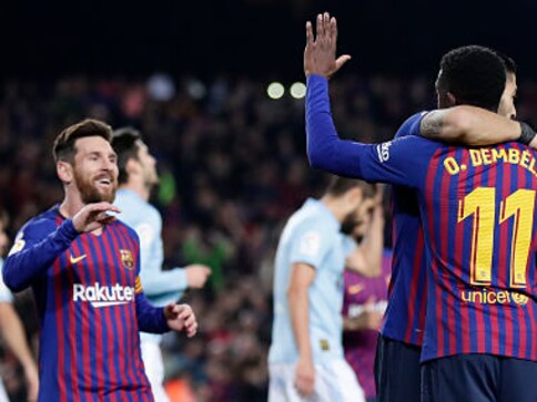 La Liga: Lionel Messi, Ousmane Dembele score against Celta Vigo to maintain Barcelona's lead; Atletico Madrid see of Espanyol La Liga: Lionel Messi, Ousmane Dembele score against Celta Vigo to maintain Barcelona's lead; Atletico Madrid see of Espanyol