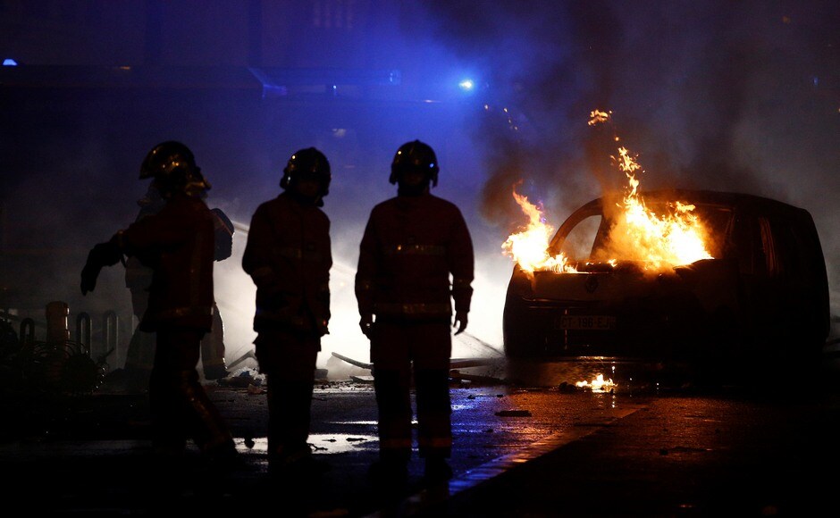The French riot police closed off some of the city's most popular tourist areas and fired tear gas and water cannon as they tried to quell the mayhem in the streets. AP The French riot police closed off some of the city's most popular tourist areas and fired tear gas and water cannon as they tried to quell the mayhem in the streets. AP