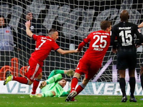 Bundesliga: Franck Ribery's brace against Eintracht Frankfurt propels Bayern Munich to second place; RB Leipzig win thriller Bundesliga: Franck Ribery's brace against Eintracht Frankfurt propels Bayern Munich to second place; RB Leipzig win thriller