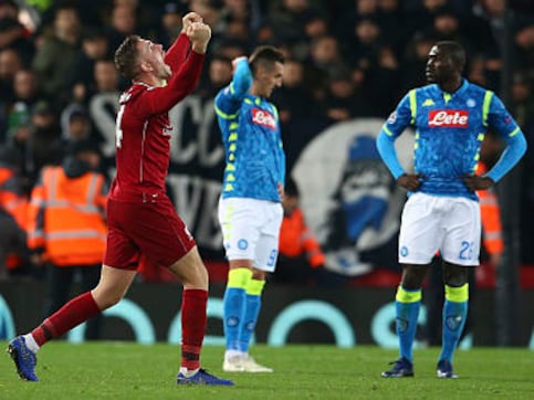 Champions League: Anfield brings the noise as Jurgen Klopp's Liverpool relegate Napoli to Europa League Champions League: Anfield brings the noise as Jurgen Klopp's Liverpool relegate Napoli to Europa League