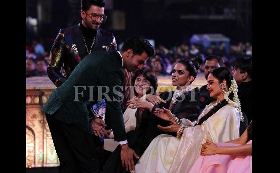 Ranveer Singh, Rajkummar Rao, Deepika Padukone and Rakha Ranveer Singh, Rajkummar Rao, Deepika Padukone and Rakha