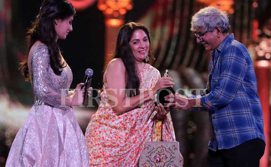 Gajraj Rao accepting award for Best Actor (Critic) for <em>Badhaai Ho</em> Gajraj Rao accepting award for Best Actor (Critic) for <em>Badhaai Ho</em>