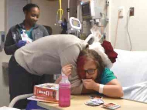 Barack Obama fills in for Santa Claus in Washington, surprises sick children with gifts at Children's National hospital Barack Obama fills in for Santa Claus in Washington, surprises sick children with gifts at Children's National hospital