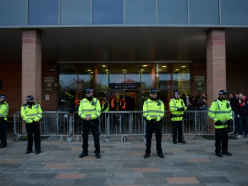 FA Cup: Blackpool fan stages protest against club owners on Arsenal's team bus roof before third-round tie FA Cup: Blackpool fan stages protest against club owners on Arsenal's team bus roof before third-round tie