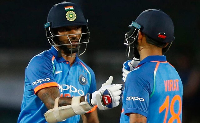 After Rohit Sharma departed early in the chase, it was Virat Kohli who joined Shikhar Dhawan in the middle and the two formed a 91-run stand for the second wicket which paved the way for India's victory in first ODI. AP After Rohit Sharma departed early in the chase, it was Virat Kohli who joined Shikhar Dhawan in the middle and the two formed a 91-run stand for the second wicket which paved the way for India's victory in first ODI. AP