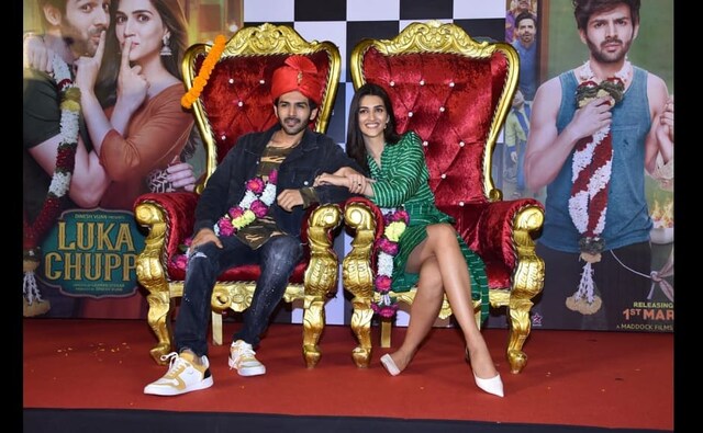The movie Luka Chuppi features Kartik Aaryan and Kriti Sanon as a couple whose live-in relationship is cut-short due to family interference. The movie Luka Chuppi features Kartik Aaryan and Kriti Sanon as a couple whose live-in relationship is cut-short due to family interference.