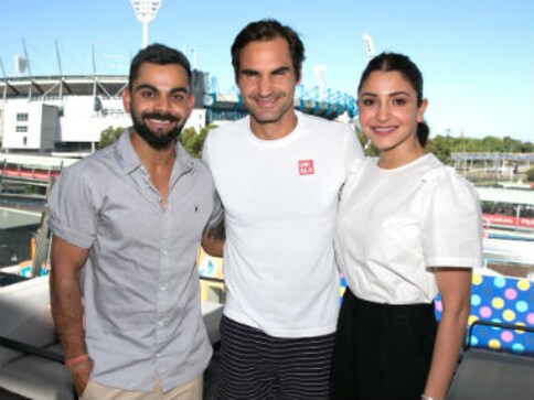 Three legends, one photo: Virat Kohli, Anushka Sharma meet Roger Federer during Australian Open Three legends, one photo: Virat Kohli, Anushka Sharma meet Roger Federer during Australian Open