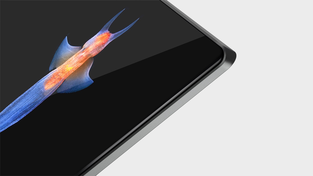 The borders of the display are simply stunning. Image: Lenovo