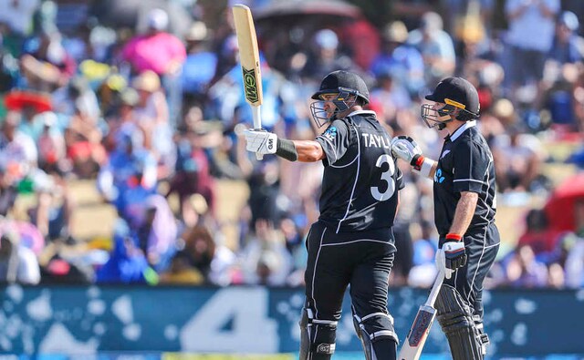 Ross Taylor once again showed why he is such an important member of the New Zealand ODI side. He scored 93 off 106 balls and put on 119 runs for the fourth wicket with Tom Latham to steer Kiwis out of a difficult situation in the match. AP Ross Taylor once again showed why he is such an important member of the New Zealand ODI side. He scored 93 off 106 balls and put on 119 runs for the fourth wicket with Tom Latham to steer Kiwis out of a difficult situation in the match. AP