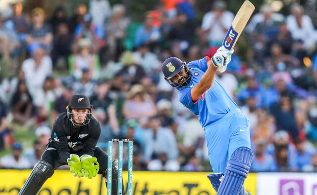 Chasing 244 to win, Indian openers put on 39 for the first wicket before Shikhar Dhawan departed for 28 made off 27 balls. Rohit Sharma carried on and smashed 62 off 77 balls. He formed a 113-run stand with Virat Kohli to take India to a solid position in the chase. AP Chasing 244 to win, Indian openers put on 39 for the first wicket before Shikhar Dhawan departed for 28 made off 27 balls. Rohit Sharma carried on and smashed 62 off 77 balls. He formed a 113-run stand with Virat Kohli to take India to a solid position in the chase. AP