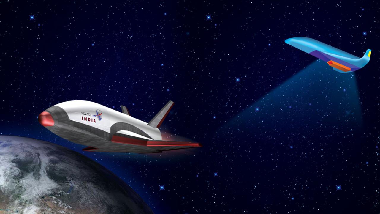 An illustration of the RLV-TD concept. Image: ISRO
