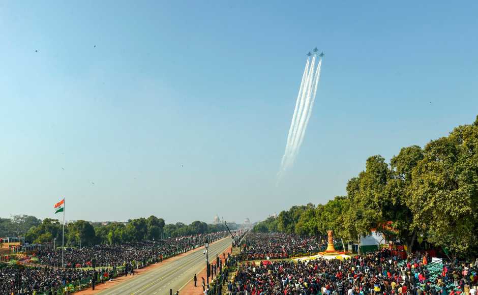 India celebrated its 70th Republic Day with a grand display of its military might and rich cultural diversity as the ceremonial parade rolled down the majestic Rajpath in Delhi. PTI India celebrated its 70th Republic Day with a grand display of its military might and rich cultural diversity as the ceremonial parade rolled down the majestic Rajpath in Delhi. PTI