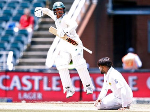 South Africa vs Pakistan: Quinton de Kock's ton puts Proteas in command as visitors need 228 more to win with seven wickets in hand South Africa vs Pakistan: Quinton de Kock's ton puts Proteas in command as visitors need 228 more to win with seven wickets in hand