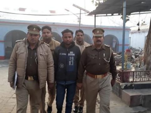 Hoardings with Bajrang Dal's Yogesh Raj, key accused in Bulandshahr violence, put up across district extending Makar Sankranti greetings Hoardings with Bajrang Dal's Yogesh Raj, key accused in Bulandshahr violence, put up across district extending Makar Sankranti greetings