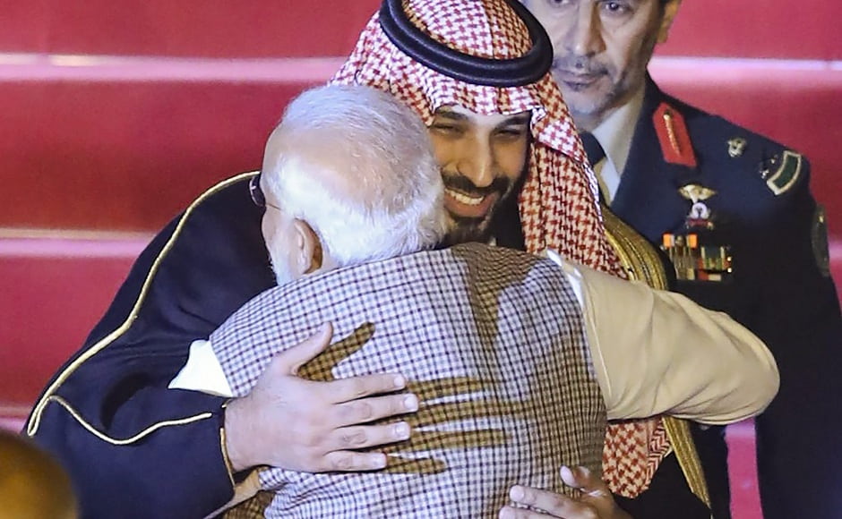 Prime Minister Narendra Modi broke protocol to receive him at Delhi's Palam Airport. The agenda for the crown prince's visit is centered on oil and other investment decisions. Saudi Arabia aims to definitively push aside arch-rival Iran as a source of crude oil by encouraging India to consume more of its resources. PTI Prime Minister Narendra Modi broke protocol to receive him at Delhi's Palam Airport. The agenda for the crown prince's visit is centered on oil and other investment decisions. Saudi Arabia aims to definitively push aside arch-rival Iran as a source of crude oil by encouraging India to consume more of its resources. PTI