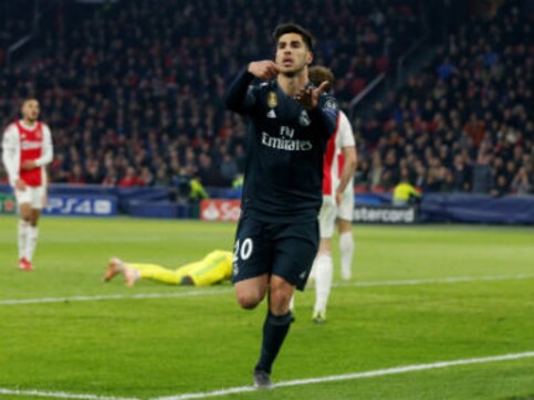 Champions League: Real Madrid ride on late winner from Marco Asensio to beat Ajax as VAR decision clouds first leg Champions League: Real Madrid ride on late winner from Marco Asensio to beat Ajax as VAR decision clouds first leg