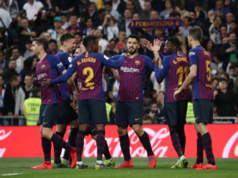 Copa del Rey: Luis Suarez scores twice as stylish Barcelona inflict another defeat on Real Madrid to enter final Copa del Rey: Luis Suarez scores twice as stylish Barcelona inflict another defeat on Real Madrid to enter final