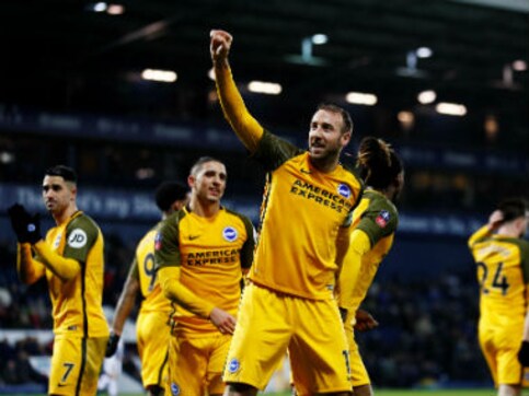 FA Cup: Brighton enter fifth round as striker Glenn Murray's extra-time double seals victory against West Brom FA Cup: Brighton enter fifth round as striker Glenn Murray's extra-time double seals victory against West Brom