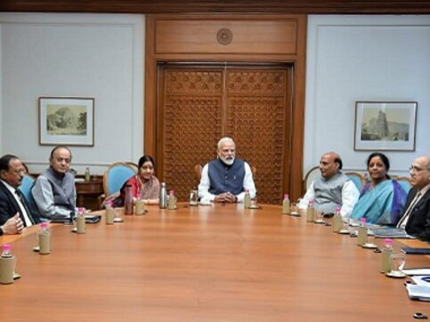 Cabinet meets after IAF operation in Pakistan; Rajnath Singh, Nirmala Sitharaman attend meet at Narendra Modi's house Cabinet meets after IAF operation in Pakistan; Rajnath Singh, Nirmala Sitharaman attend meet at Narendra Modi's house