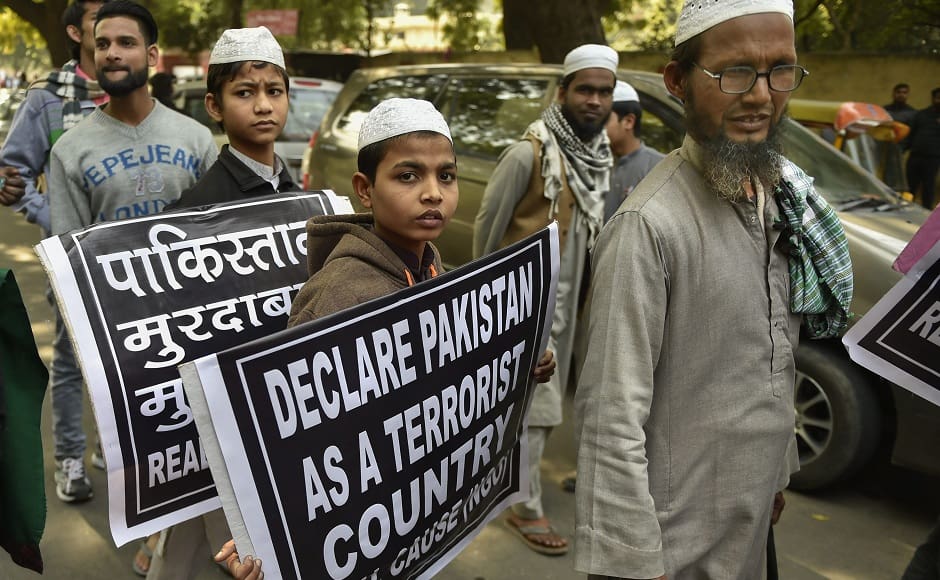 Many states, including Andhra Pradesh, Uttar Pradesh, Rajasthan, Odisha, Jammu and Kashmir and Bihar, announced ex-gratia for the kin of the deceased jawans belonging to the respective states. Seen here are protestors holding up placards condemning the attack in New Delhi. PTI Many states, including Andhra Pradesh, Uttar Pradesh, Rajasthan, Odisha, Jammu and Kashmir and Bihar, announced ex-gratia for the kin of the deceased jawans belonging to the respective states. Seen here are protestors holding up placards condemning the attack in New Delhi. PTI
