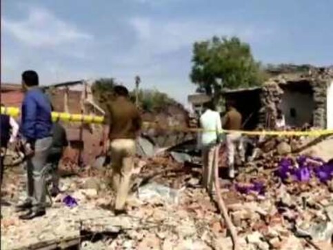 Ten killed in explosion at carpet shop in UP's Bhadohi city; store suspected to be a front for fireworks factory Ten killed in explosion at carpet shop in UP's Bhadohi city; store suspected to be a front for fireworks factory