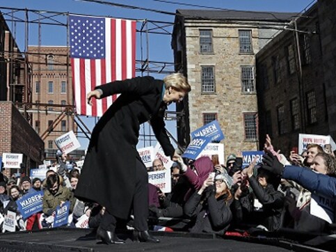 Democrat Elizabeth Warren officially begins race for 2020 US presidential election despite row over Native-American ancestry Democrat Elizabeth Warren officially begins race for 2020 US presidential election despite row over Native-American ancestry