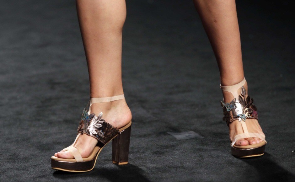 The collection recreated the beauty and magnificence of Lake Como, at times leading to surreal designs. Photo: Sachin Gokhale/Firstpost The collection recreated the beauty and magnificence of Lake Como, at times leading to surreal designs. Photo: Sachin Gokhale/Firstpost