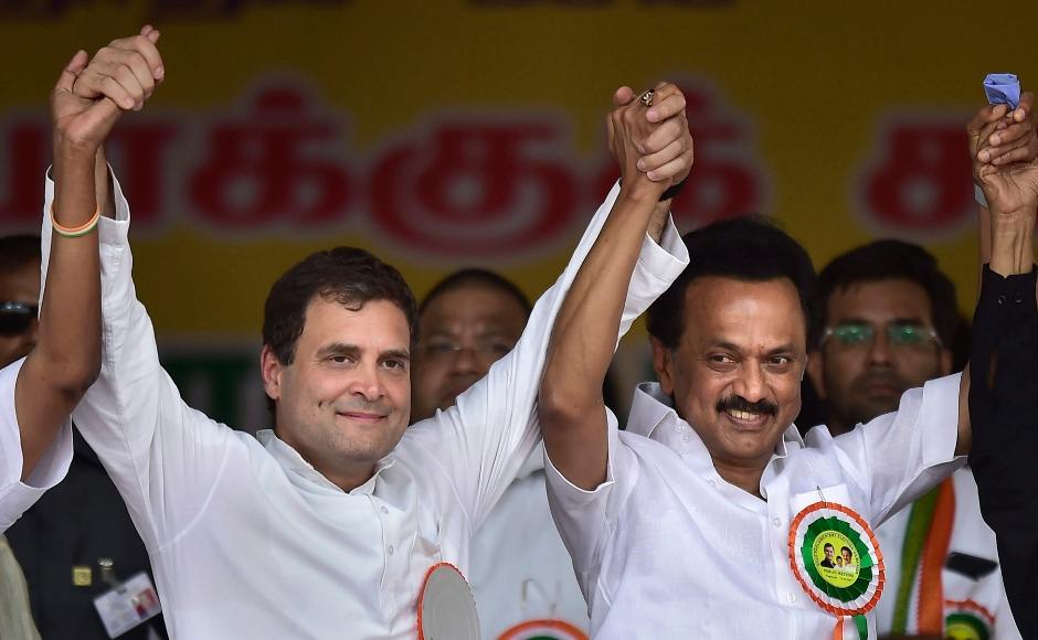 In his first public rally to launch the United Progressive Alliance (UPA) poll campaign in Tamil Nadu, Congress chief Rahul Gandhi on Wednesday alleged the state government was controlled by the Prime Minister's Office. PTI In his first public rally to launch the United Progressive Alliance (UPA) poll campaign in Tamil Nadu, Congress chief Rahul Gandhi on Wednesday alleged the state government was controlled by the Prime Minister's Office. PTI
