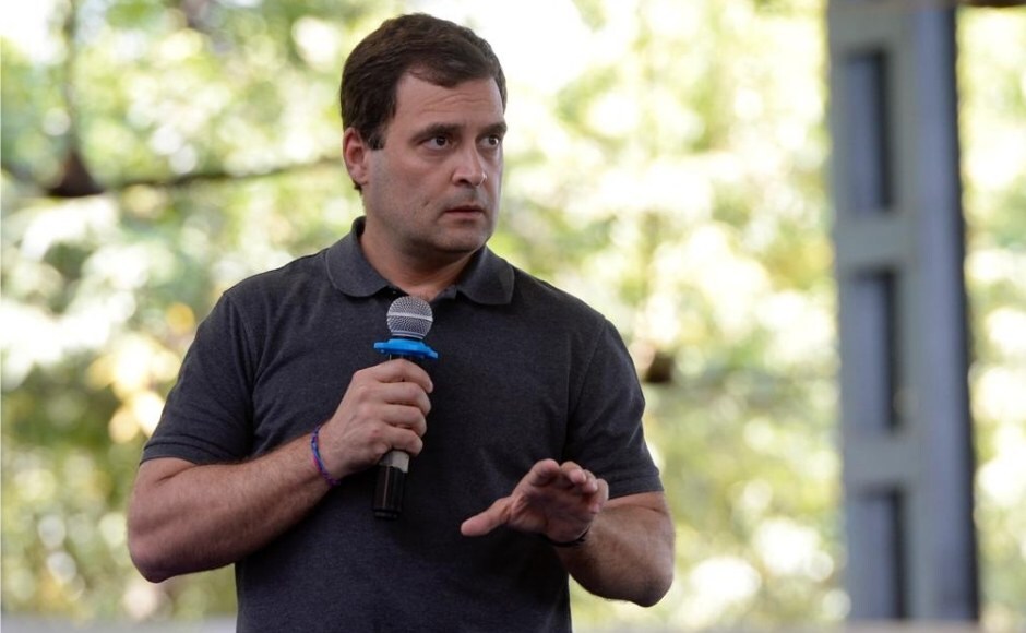 Addressing students at Stella Maris College for Women in Chennai, Rahul announced that if his party comes to power, it will reserve 33 percent of all government jobs at the national level for women. Twitter/@INCIndia Addressing students at Stella Maris College for Women in Chennai, Rahul announced that if his party comes to power, it will reserve 33 percent of all government jobs at the national level for women. Twitter/@INCIndia