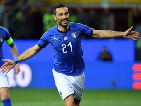Euro 2020 qualifiers: Fabio Quagliarella becomes oldest ever player to score for Italy in crushing victory over Liechtenstein Euro 2020 qualifiers: Fabio Quagliarella becomes oldest ever player to score for Italy in crushing victory over Liechtenstein