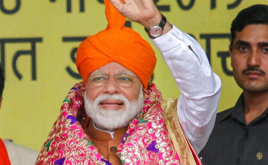 At his rally in Akhnoor, his first in Jammu and Kashmir, Modi referred to the Balakot strikes and said that terrorists across the border are now living fear. PTI At his rally in Akhnoor, his first in Jammu and Kashmir, Modi referred to the Balakot strikes and said that terrorists across the border are now living fear. PTI