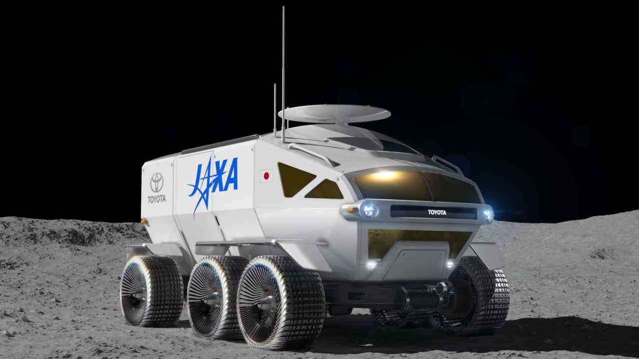 A fuel-cell powered lunar rover concept, in development at Toyota Motor Corp with the Japanese space agency JAXA. Image: Toyota/JAXA.