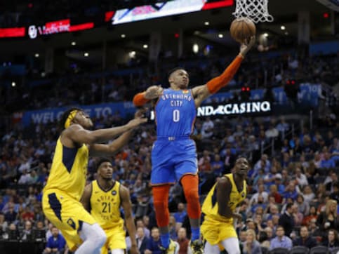 NBA: Russell Westbrook's triple-double against Pacers boosts Thunder's playoff drive; Warriors power to 51st win of season NBA: Russell Westbrook's triple-double against Pacers boosts Thunder's playoff drive; Warriors power to 51st win of season