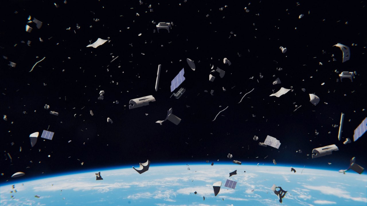 Space debris can be dangerous for other objects in space.