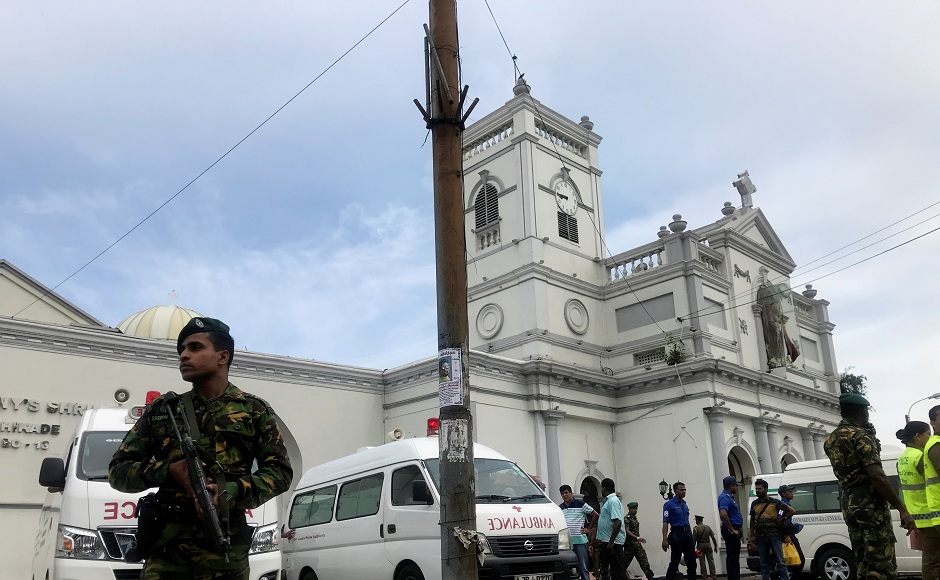 A string of eight devastating blasts, including suicide attacks, struck churches and luxury hotels frequented by foreigners in Sri Lanka on Easter Sunday, killing 215 people, including three Indians. Seen here is the St Anthony's Shrine, which also came under attack. Image courtesy: Reuters A string of eight devastating blasts, including suicide attacks, struck churches and luxury hotels frequented by foreigners in Sri Lanka on Easter Sunday, killing 215 people, including three Indians. Seen here is the St Anthony's Shrine, which also came under attack. Image courtesy: Reuters