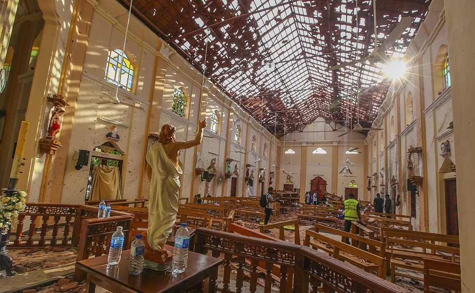 St Sebastian’s Church was among the first to be hit by the blasts. "A bomb attack to our church, please come and help if your family members are there," read a post in English on the Facebook page of the St Sebastian's Church. Image courtesy: AP St Sebastian’s Church was among the first to be hit by the blasts. "A bomb attack to our church, please come and help if your family members are there," read a post in English on the Facebook page of the St Sebastian's Church. Image courtesy: AP