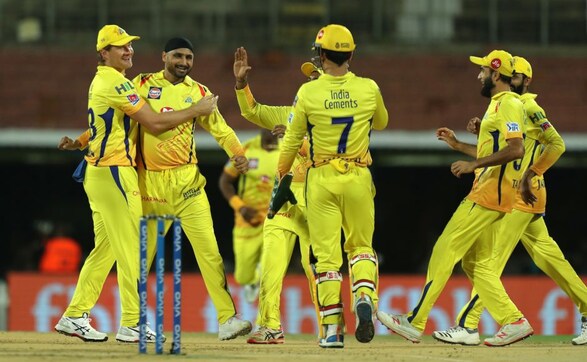 Harbhajan Singh provided an early breakthrough for CSK, dismissing in-form Jonny Bairstow for a duck. Sportzpics Harbhajan Singh provided an early breakthrough for CSK, dismissing in-form Jonny Bairstow for a duck. Sportzpics