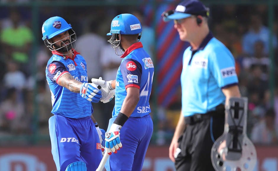 Shikhar Dhawan (left) and Shreyas Iyer formed 68-run stand for the second wicket after the fall of Prithvi Shaw early on in the innings to bring the team's innings back on track. Both the batters slammed fifties in the process. Sportzpics Shikhar Dhawan (left) and Shreyas Iyer formed 68-run stand for the second wicket after the fall of Prithvi Shaw early on in the innings to bring the team's innings back on track. Both the batters slammed fifties in the process. Sportzpics