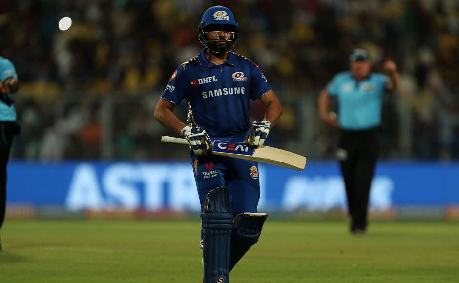 Chasing a massive 233 to chase, Mumbai Indians' innings received a jolt as Quinton de Kock (0) and Rohit Sharma (12) departed very early. MI were 21/2 in the 3.3 overs. Sportzpics Chasing a massive 233 to chase, Mumbai Indians' innings received a jolt as Quinton de Kock (0) and Rohit Sharma (12) departed very early. MI were 21/2 in the 3.3 overs. Sportzpics