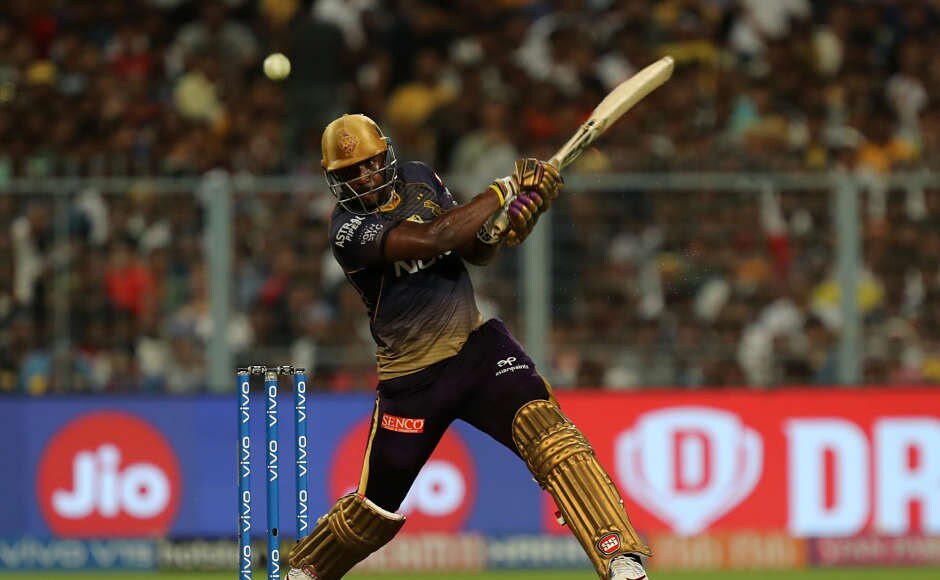 Andre Russell's 40-ball 80 powered KKR to 232/2 at the end of 20 overs. His knock included 6 fours and 8 sixes. With Dinesh Karthik's contribution of 15 off 7 balls, KKR was able to post a massive total on the board. Sportzpics Andre Russell's 40-ball 80 powered KKR to 232/2 at the end of 20 overs. His knock included 6 fours and 8 sixes. With Dinesh Karthik's contribution of 15 off 7 balls, KKR was able to post a massive total on the board. Sportzpics