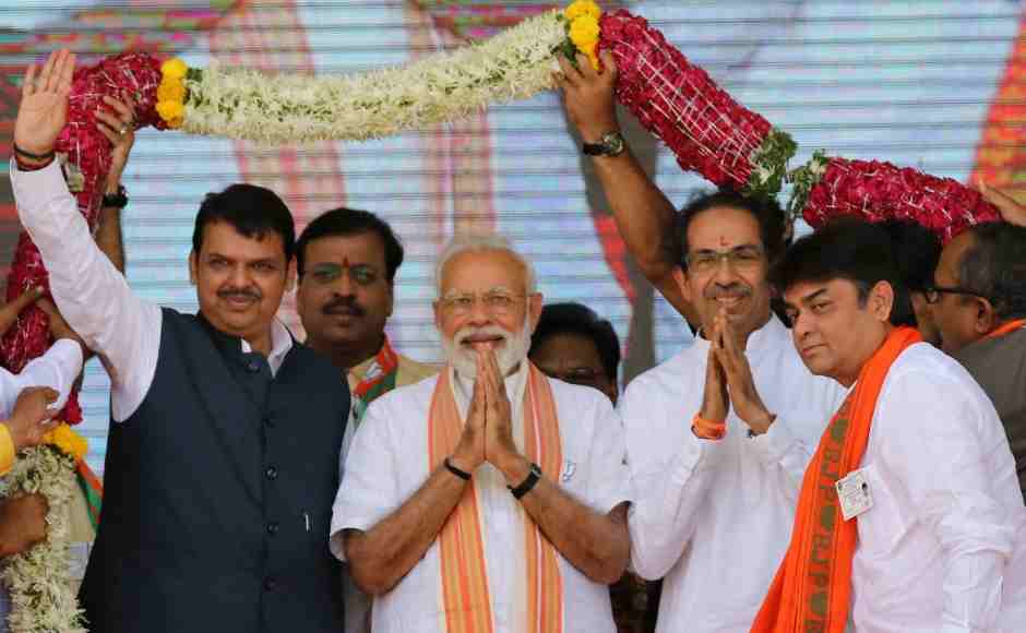 Both the leaders gathered in support of alliance candidates in Latur and Osmanabad, where polling will be held on 18 April. Both the leaders gathered in support of alliance candidates in Latur and Osmanabad, where polling will be held on 18 April.