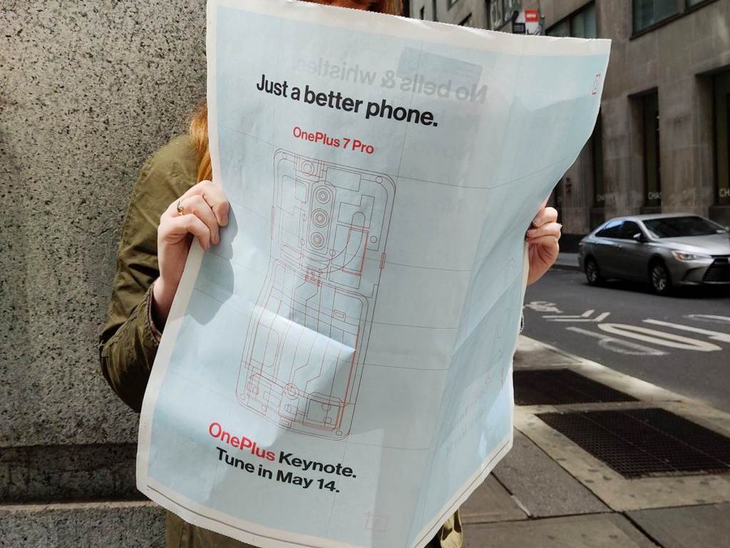 OnePlus 7 Pro newspaper ads begin to show up in the US, confirms notch-less display