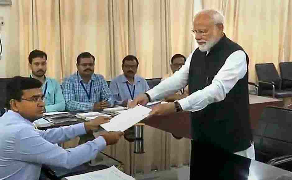 The prime minister filed his nomination papers from Varanasi Lok Sabha parliamentary constituency on Friday. PTI The prime minister filed his nomination papers from Varanasi Lok Sabha parliamentary constituency on Friday. PTI