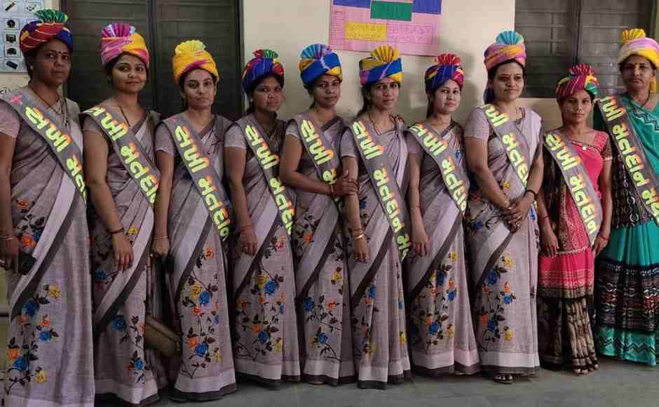 The Sakhi polling stations in Kheda, Gujarat were managed by all-women teams. Twitter @ECISVEEP The Sakhi polling stations in Kheda, Gujarat were managed by all-women teams. Twitter @ECISVEEP