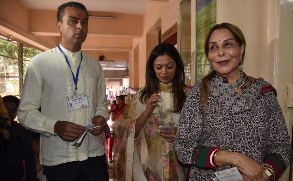 South Mumbai Congress candidate Milind Deora and his family members cast their votes at Activity School in Pedder Road. The state Congress made 30 complaints to the Election Commission about alleged glitches in EVMs across the 17 Lok Sabha constituencies. Sachin Gokhale/Firstpost South Mumbai Congress candidate Milind Deora and his family members cast their votes at Activity School in Pedder Road. The state Congress made 30 complaints to the Election Commission about alleged glitches in EVMs across the 17 Lok Sabha constituencies. Sachin Gokhale/Firstpost