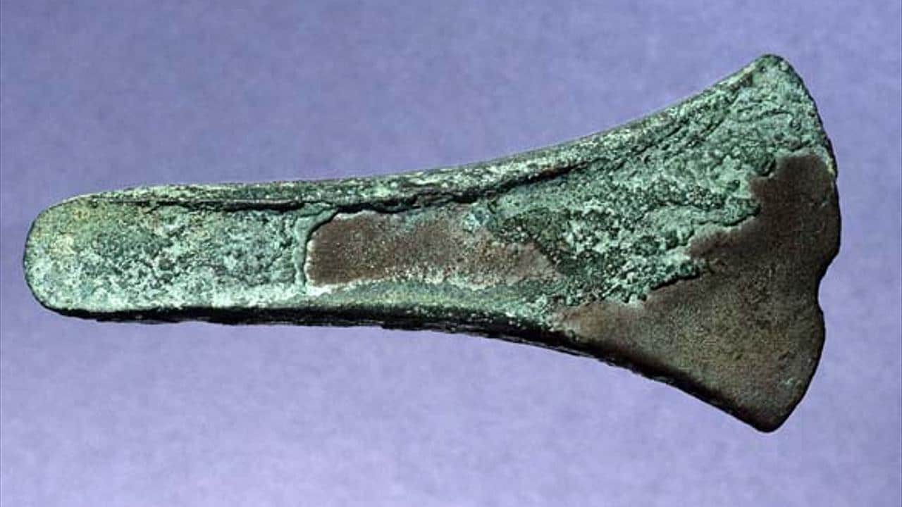 This 4000-year-old bronze axe with a low tin content was found in Sweden. Image credit: Flickr