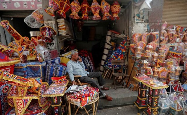 Traditional decorations made of a thick fabric called <em>khayamiya</em> are displayed for sale at a stall in Cairo, Egypt. The textile was historically used to build tents in the Middle East and is now found primarily in Egypt. Reuters/Amr Abdallah Dalsh. Traditional decorations made of a thick fabric called <em>khayamiya</em> are displayed for sale at a stall in Cairo, Egypt. The textile was historically used to build tents in the Middle East and is now found primarily in Egypt. Reuters/Amr Abdallah Dalsh.