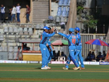 Aakash Tigers Mumbai Western Suburb defeated Triumph Knight Mumbai North East by five wickets in the opening game of the T20 Mumbai League. Twitter @T20Mumbai