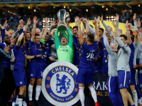 Europa League: Eden Hazard scores brace as Chelsea cruise past hapless Arsenal to lift title in Baku Europa League: Eden Hazard scores brace as Chelsea cruise past hapless Arsenal to lift title in Baku