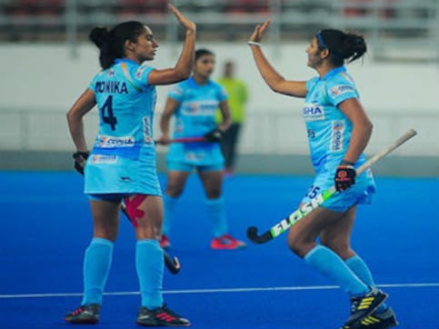 Lalremsiami and Navneet Kaur guide India past hosts South Korea in opening tie of women's hockey bilateral series Lalremsiami and Navneet Kaur guide India past hosts South Korea in opening tie of women's hockey bilateral series